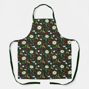 Weihnachtsmuster schürze