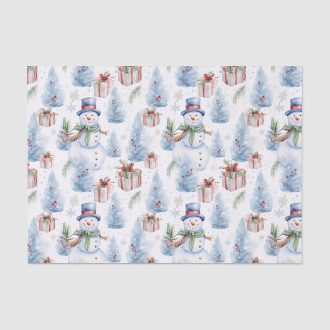 Weihnachtsmuster Seidenpapier (Vorderseite)