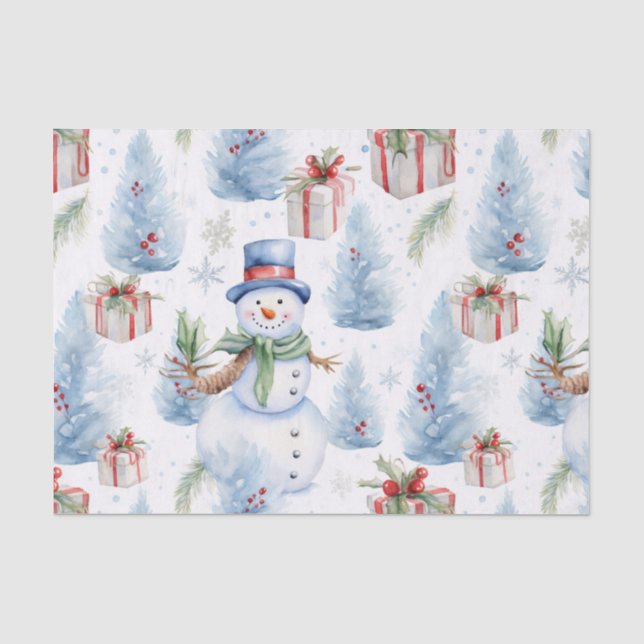 Weihnachtsmuster Seidenpapier (Vorderseite)