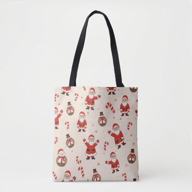 Weihnachtsmuster Tasche (Vorderseite)