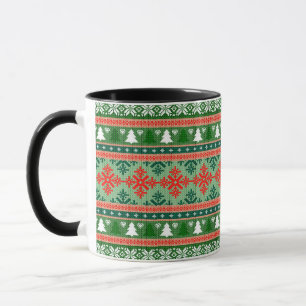 Weihnachtsmuster Tasse