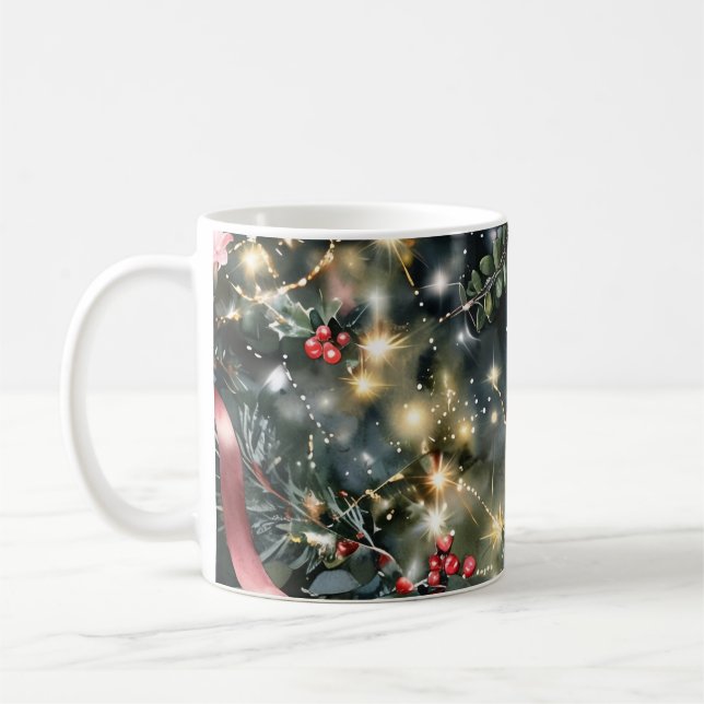 Weihnachtsmuster-Tasse Kaffeetasse (Links)