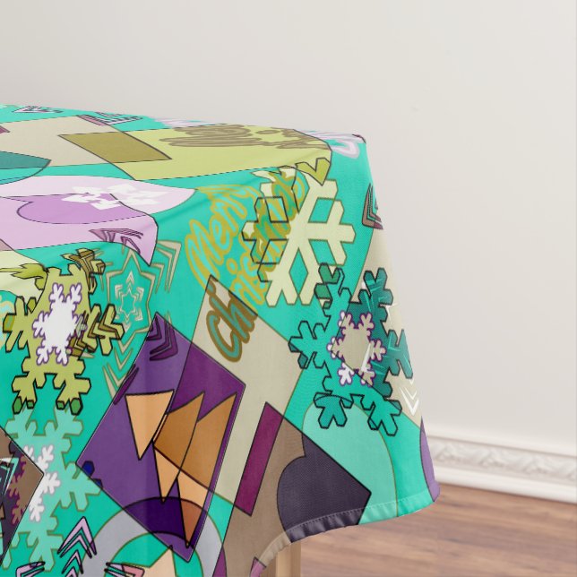 Weihnachtsmuster Tischdecke (Beispiel)