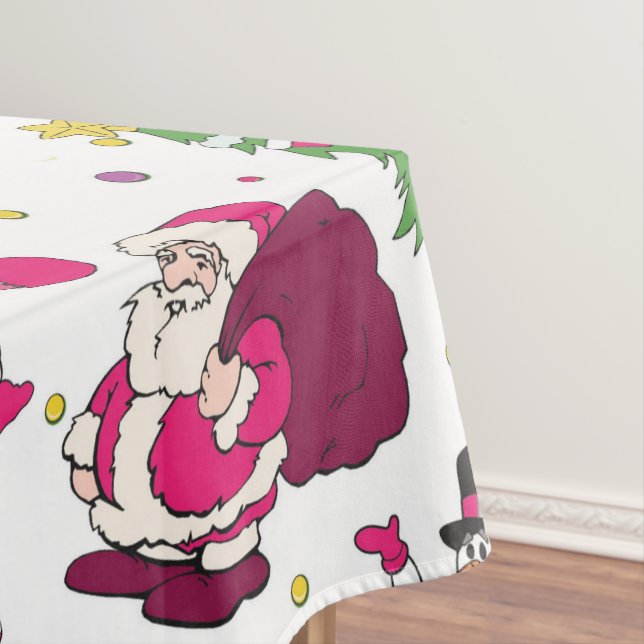 Weihnachtsmuster Tischdecke (Beispiel)