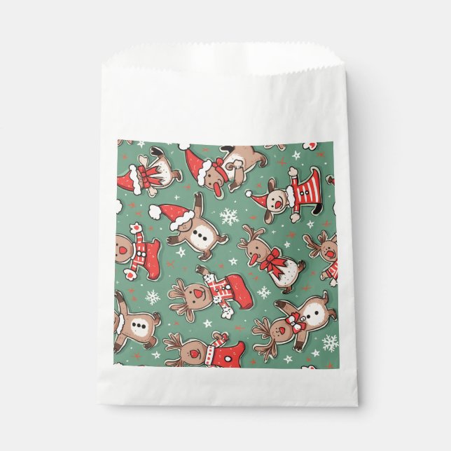 Weihnachtsmuster-Umschlag Geschenktütchen (Vorderseite)