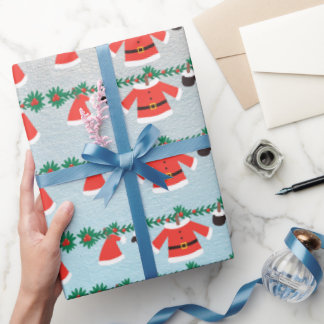 Weihnachtsmusterpapier Geschenkpapier