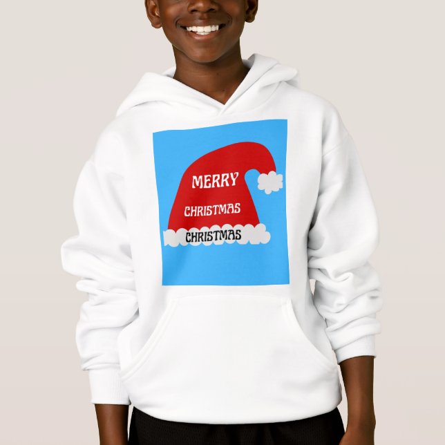 Weihnachtsmützen Hoodie (Vorderseite)