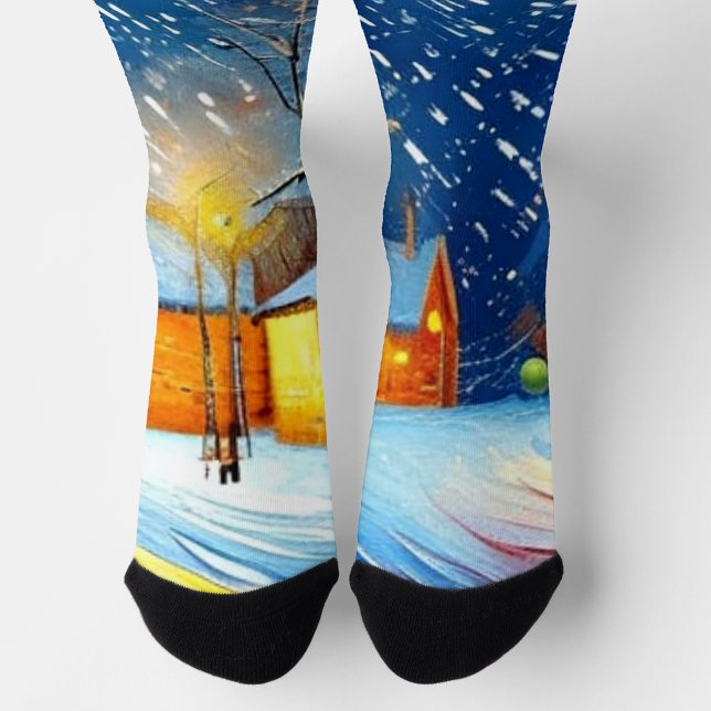 Weihnachtsnacht im Dorf Socken (Von Creator hochgeladen)
