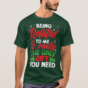 Weihnachtsnacht-Schnee-Geschenke Wirklich Sie Brau T-Shirt