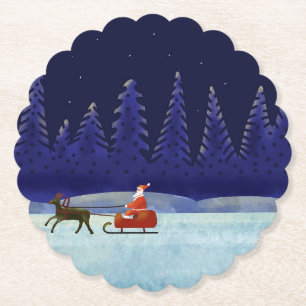 Weihnachtsnacht Untersetzer