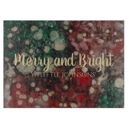 Weihnachtsnachtlichter Schneidebrett