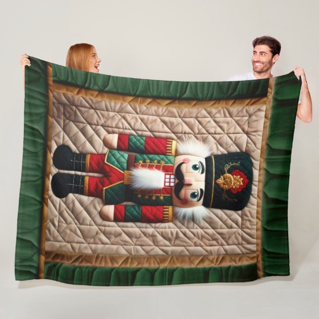 Weihnachtsnachtscreme Fleece Blanket (Beispiel)