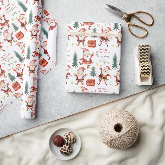 Weihnachtsnachtsgeschenk Geschenkpapier (Kunsthandwerk)