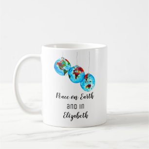 Weihnachtsnachtsgeschenk Weltfrieden Kaffeetasse