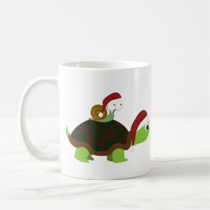 Weihnachtsnachtsnacht auf einer Schildkröte Tasse