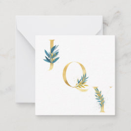 Weihnachtsnachtsnacht Blauer, eleganter Stil "Joy" Mitteilungskarte