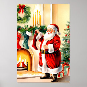 Weihnachtsnachtsnacht vor Weihnachten Klassische P Poster