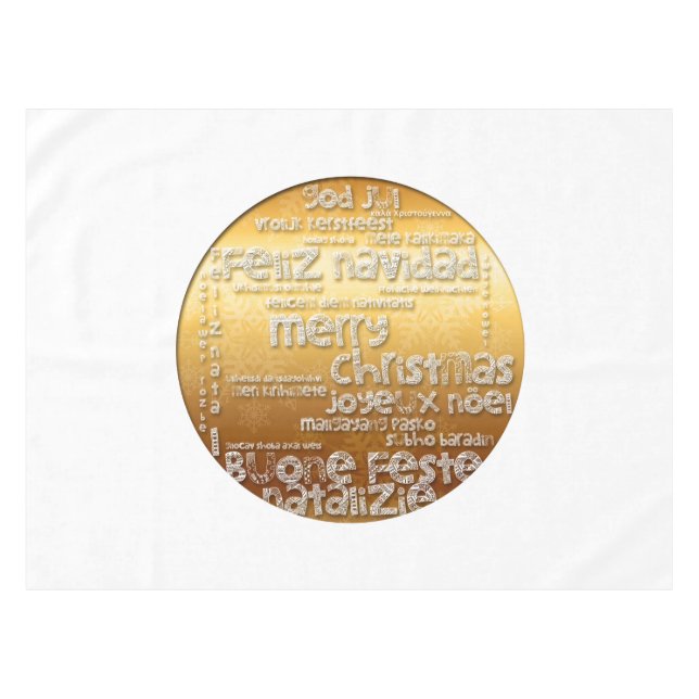 Weihnachtsnachtsnachtsnachtsnacht - Weihnachten Tischdecke (Vorderseite (Horizontal))