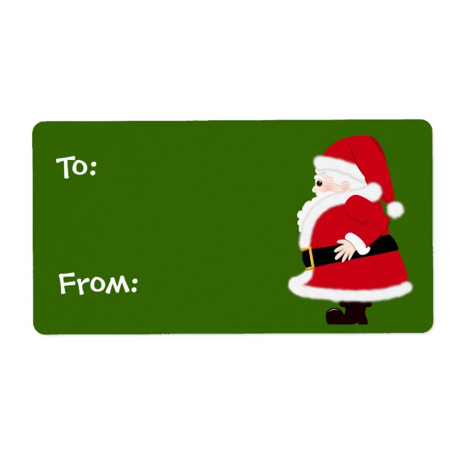 Weihnachtsnachtsnamen Tags (Vorne)