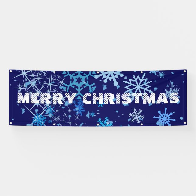 Weihnachtsnachtsschnee Banner (Horizontal)