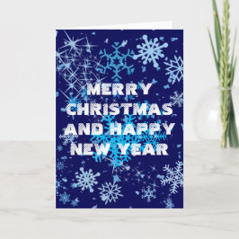 Weihnachtsnachtsschnee Feiertagskarte