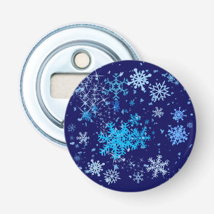 Weihnachtsnachtsschnee Flaschenöffner