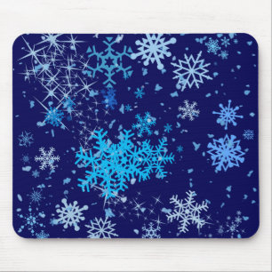 Weihnachtsnachtsschnee Mousepad