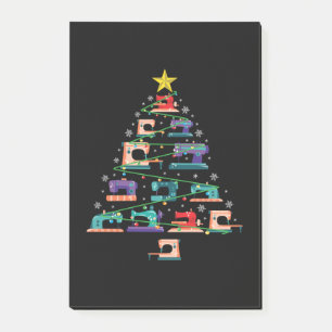 WeihnachtsNähmaschine Weihnachtsbaum Quilter Gesch Post-it Klebezettel