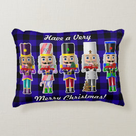 Weihnachtsnährer mit kleinen roten LKW Dekokissen