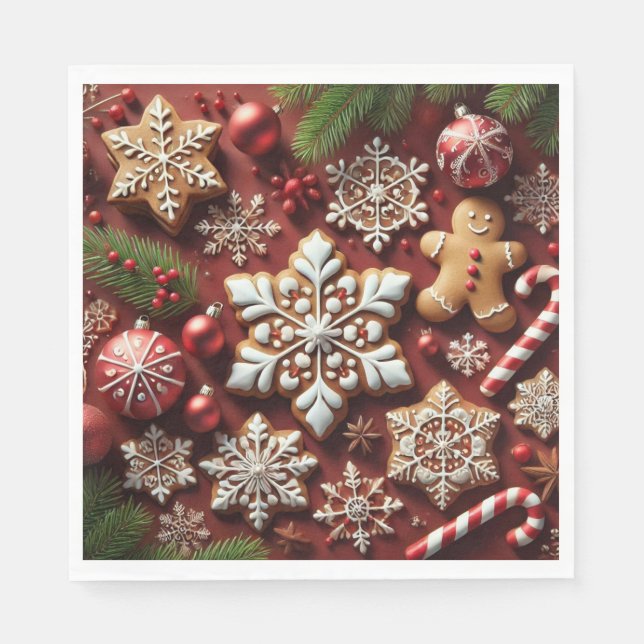 Weihnachtsnapkins! Serviette (Vorderseite)