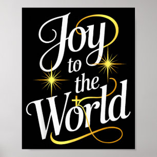 Weihnachtsnativität Christliche Geburt Jesu Freude Poster