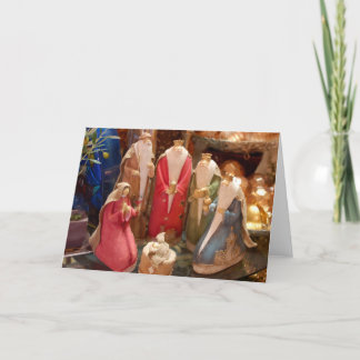 Weihnachtsnativity-Foto-Gruß-Karte Feiertagskarte