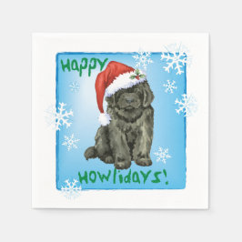 Weihnachtsneufundland Serviette