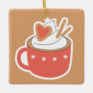 WeihnachtsNiedlich Keramikornament