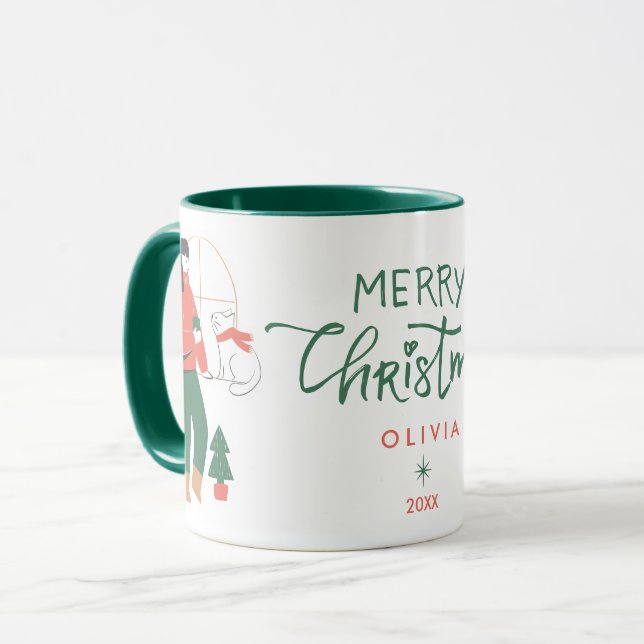 WeihnachtsNiedlich Tasse (Vorderseite Links)