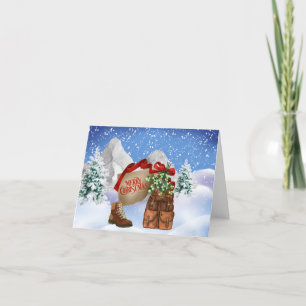 Weihnachtsnotecard Feiertagskarte