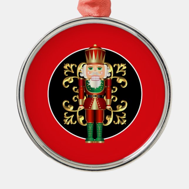 Weihnachtsnussknacker Ornament Aus Metall (Vorne)
