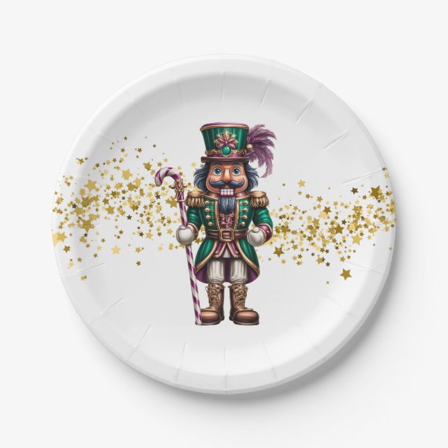Weihnachtsnussknacker  pappteller (Vorderseite)