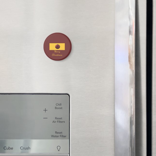 Weihnachtsornament-Design Magnet (In Situ (Kühlschrank))
