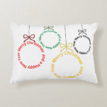Weihnachtsornament Textdesign