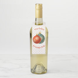 Weihnachtsornamente Flaschenanhänger