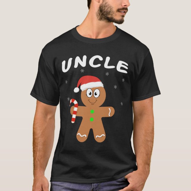 Weihnachtsoutfits für Familien passend Lebkuchen U T-Shirt (Vorderseite)