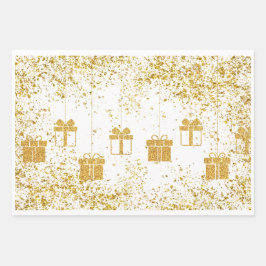 Weihnachtspackung Geschenkpapier Set