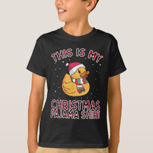 Weihnachtspajamas für Familien-Enten Das ist mein  T-Shirt