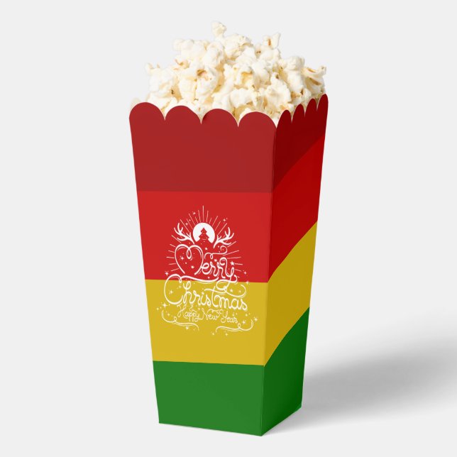 Weihnachtspalette Popcorn-Geschenkbox Geschenkschachtel (Geplatzt)