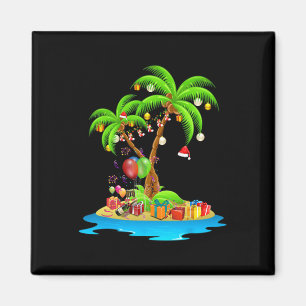 Weihnachtspalme tropische Xmas Coconut Matching Magnet