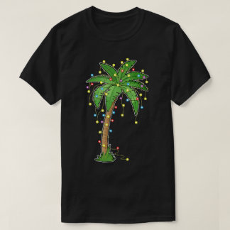 Weihnachtspalme Tropisches Weihnachtsdesign T-Shirt