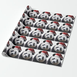 Weihnachtspanda-Bär Geschenkpapier