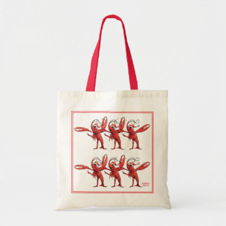 Weihnachtspanzerkrebs-Revue-Tasche Tragetasche