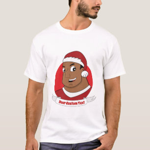 Weihnachtspapa/junger Mann Cartoon T-Shirt